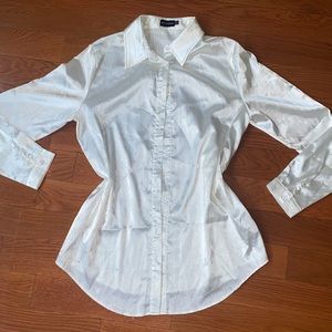 Pretty Little thing White Button Up Shirt